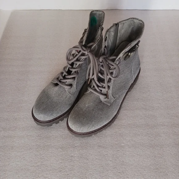 Blowfish Charcoal Lace-Up Men's Boots - Picture 3 of 5